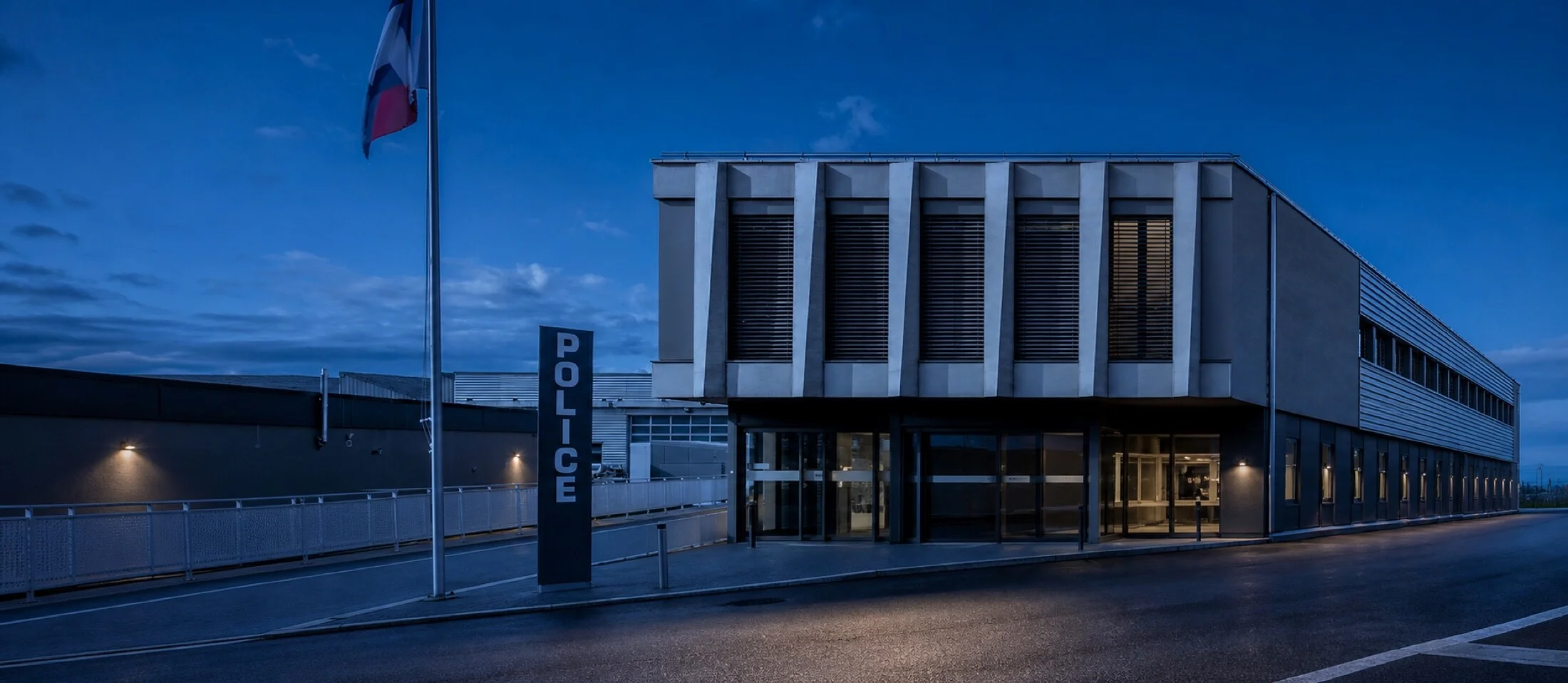 Façade du Centre de Polices de Nyon